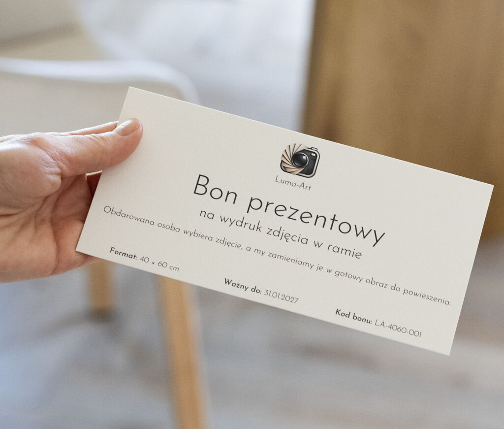 bon podarunkowy